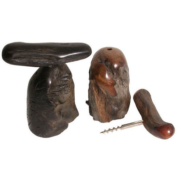 Wine Time II -Standing Stone shape but actually great wine opener 12cm high x 10cm wide