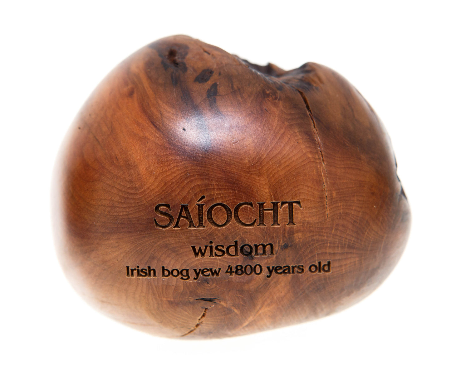 Wishstone SAÍOCHT Wisdom Irish bog yew 4800 years old