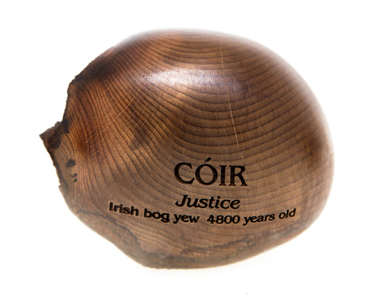 Wishstone  CÓIR Justice Irish bog yew 4800 years old